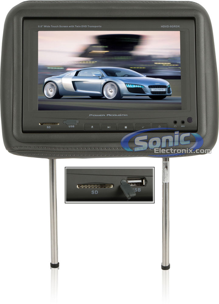 Power Acoustik HDVD-9GRDK (Dark Gray) R/B Image 3