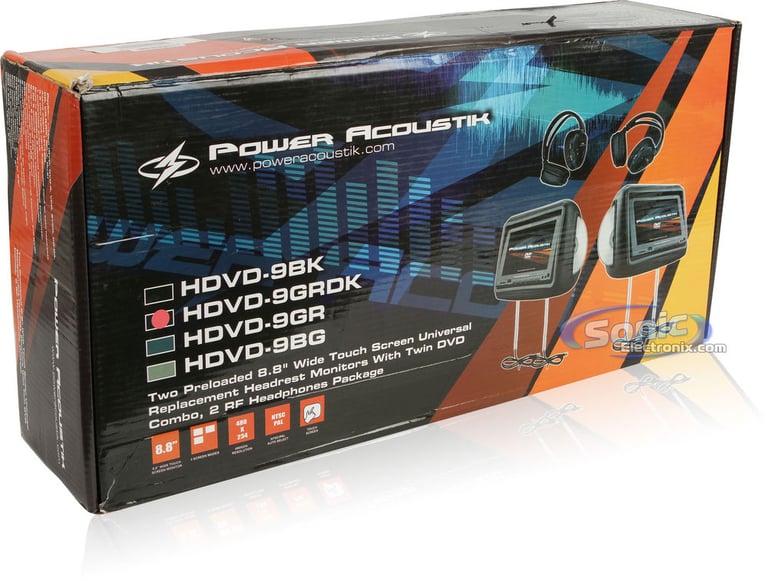 Power Acoustik HDVD-9GRDK (Dark Gray) R/B Image 15