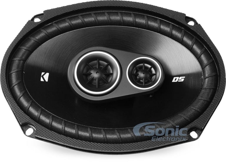 Kicker D-Series 3-Way Coaxial Speakers and 6x9 In Box Enclosures (Pair) Image 4