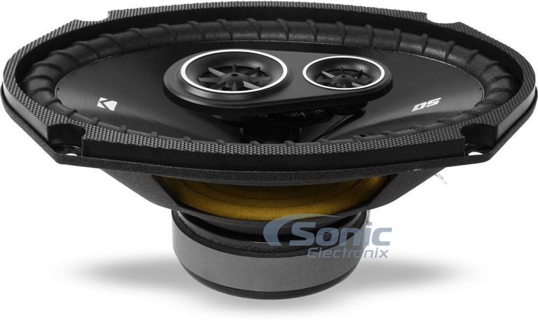 Kicker D-Series 3-Way Coaxial Speakers and 6x9 In Box Enclosures (Pair) Image 5