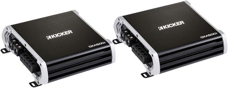 Kicker DXA 500 Watt Monoblock Class D Subwoofer Car Audio Amplifier (2 Pack) Image 1
