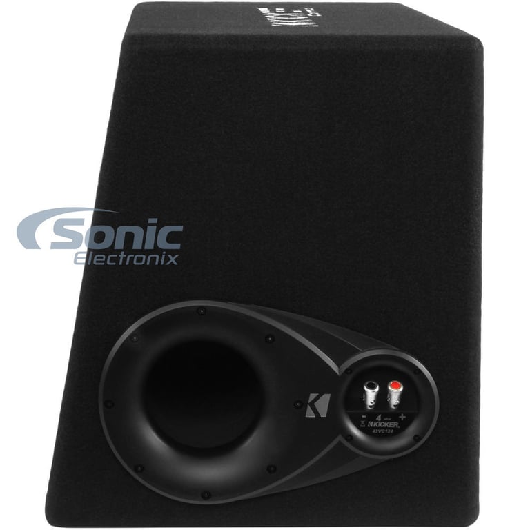 Kicker Comp 12" 300W 4 Ohm Carpeted Vented Loaded Subwoofer Enclosure (2 Pack) Image 4