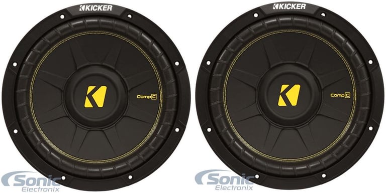 Kicker 12" CompC Subwoofer (2 Pack) Image 1