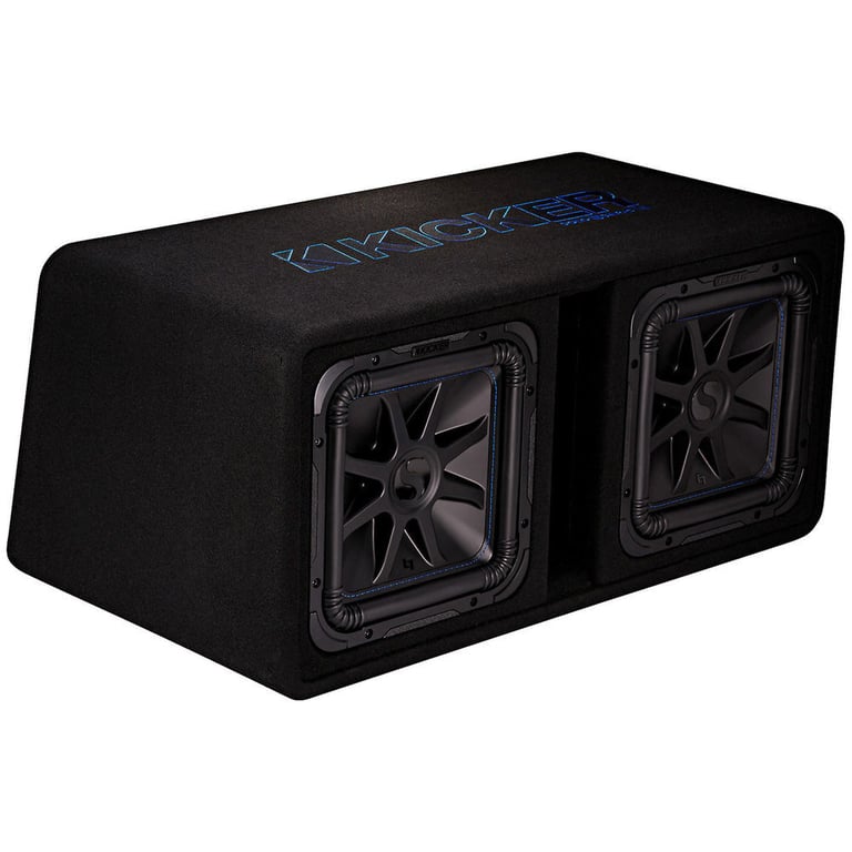 Kicker 12 Inch 3000W Dual Loaded Solo Baric L7S Subwoofer Enclosure (2 Pack) Image 2