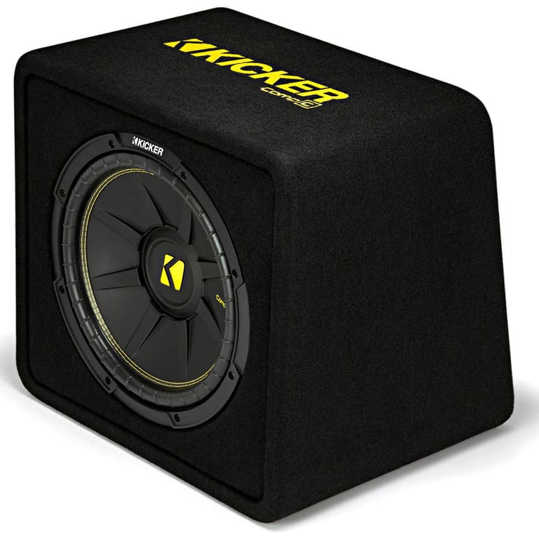 Kicker 12-Inch 600 Watt 4 Ohm CompC Vented Loaded Subwoofer Enclosure (2 Pack) Image 6