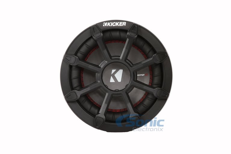 Kicker Car Audio Tube Enclosure w/ 8 Inch 2 Ohm Subwoofer and Grill (2 Pack) Image 2