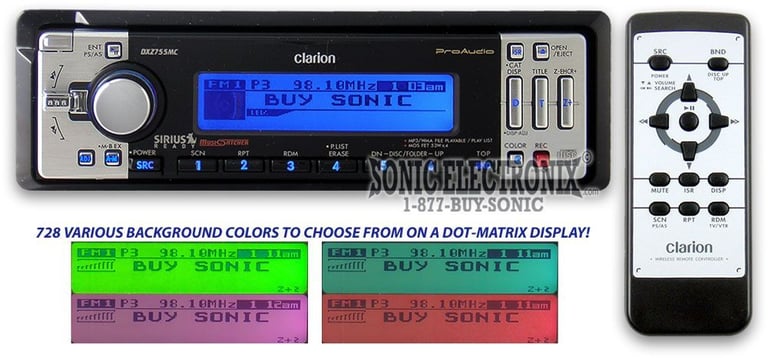 Clarion ProAudio DXZ755MC Image 1