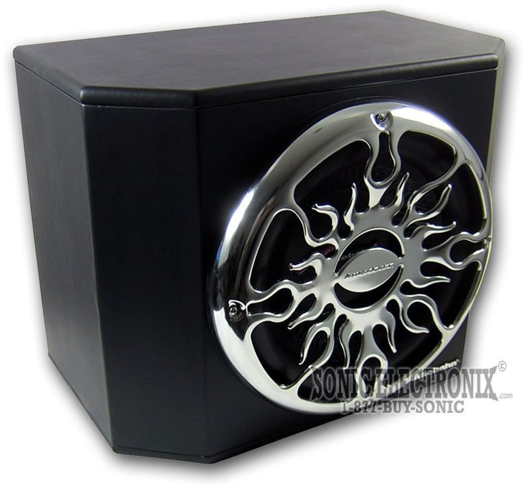 Audiobahn ABB101Q 10" Subwoofer + Grill + Sealed Enclosure Image 1