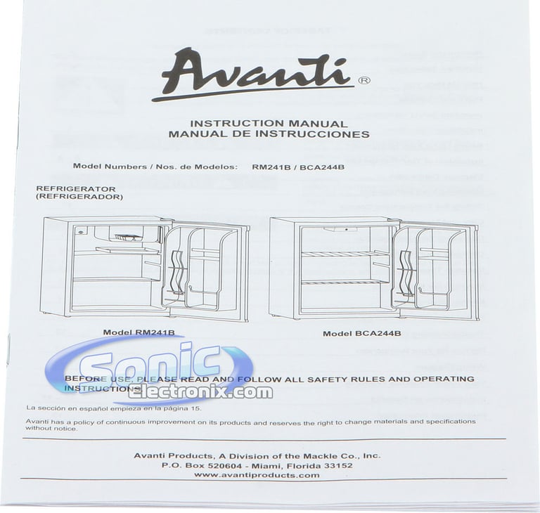Avanti RM241B (Black) Image 5