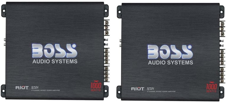 Boss Audio 1000W 4 Channel Car Audio Power Stereo Amplifier w/ Remote (2 Pack) Image 1