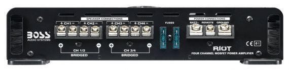 BOSS AUDIO R3004 1200W 4 Channel Car Amplifier Power Stereo Amp+Remote (3 Pack) Image 6