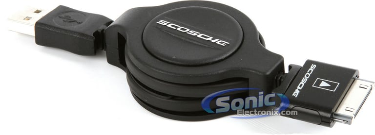 Scosche sleekSYNC IPUSBKR USB 2.0 iPod Cable (Black) Image 3