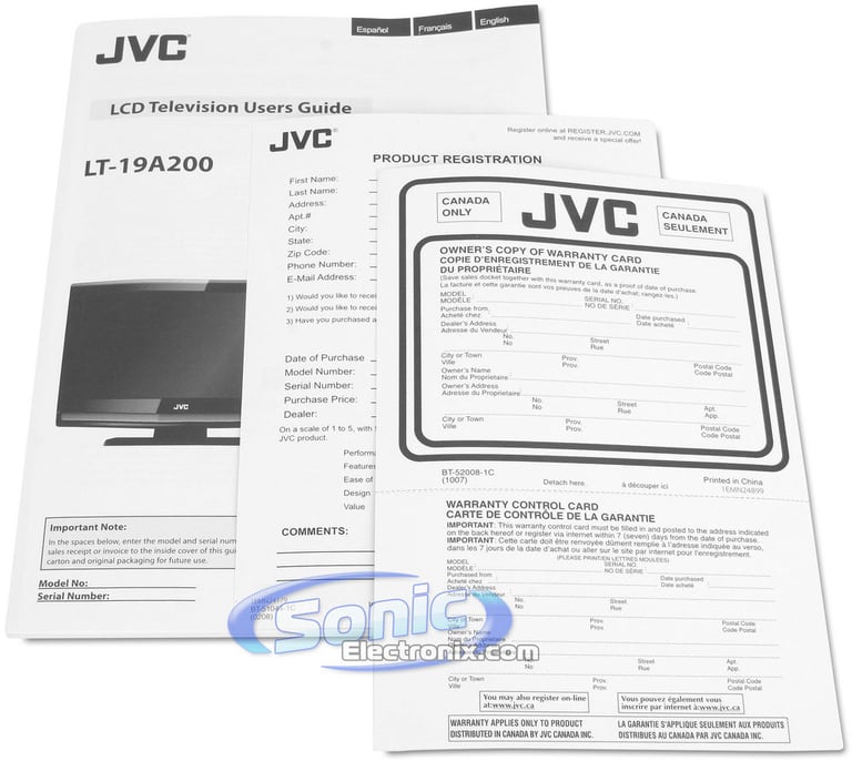 JVC LT-19A200 Image 8