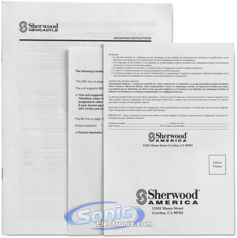 Sherwood HSB-6501 Image 8