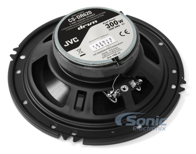 (4) JVC CS-DR620 6.5" 600 Watt 2-Way Car Audio Speakers Image 6