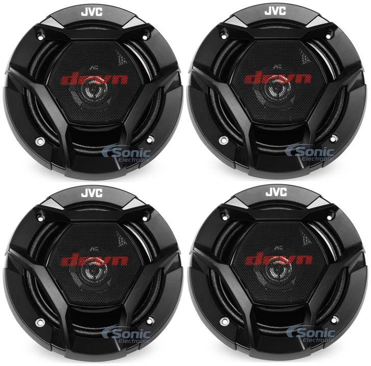 (4) JVC CS-DR620 6.5" 600 Watt 2-Way Car Audio Speakers Image 1