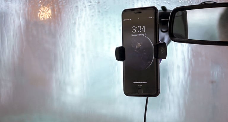 NVX VentVolt 5W Wireless Car Dash/Window/Air Vent Mount Charger Image 21