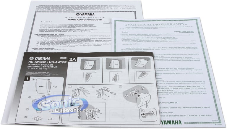 Yamaha NS-AW592 Black (NS-AW592BK) Image 9