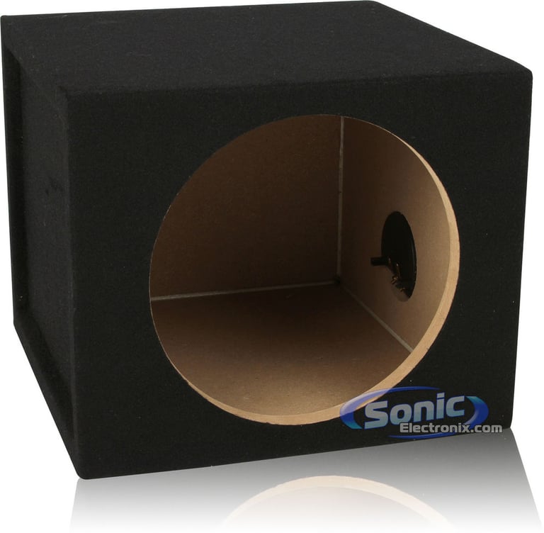 Sonic Sub Boxes 1SL10-0.7-BLACK Open Box Complete Image 1