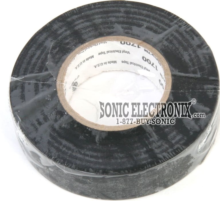 3M Black Electrical Tape Image 1