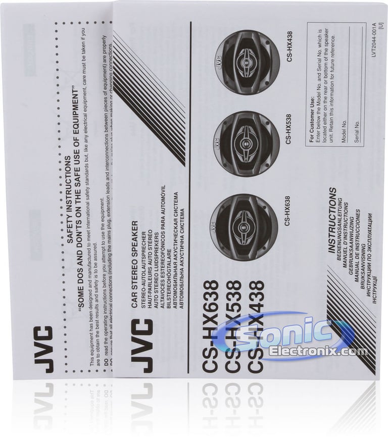 JVC CS-HX438 Image 8