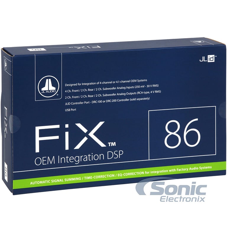 JL Audio FiX 86 Digital Sound Processor (OPEN BOX, LIKE NEW) Image 5