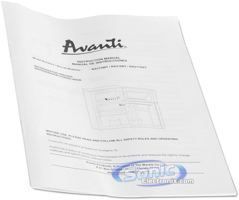 Avanti RA316BT (Black) Image 5