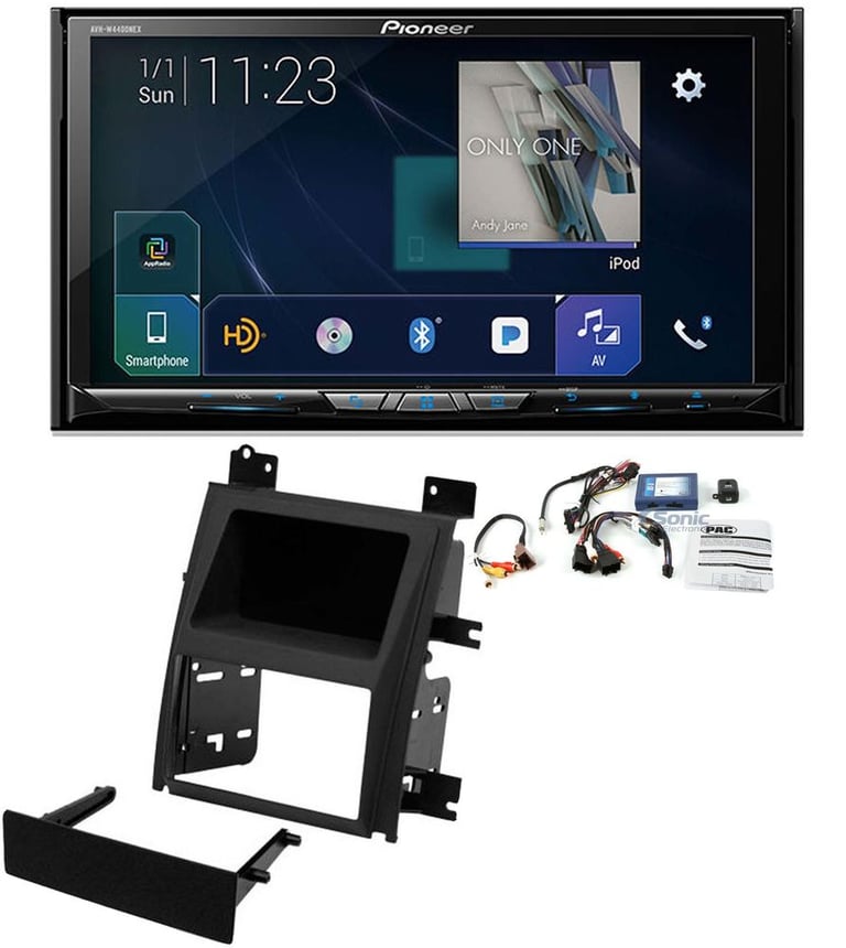 Pioneer AVH-W4400NEX DDIN Car Stereo Install Kit Apple CarPlay Android Auto Image 1