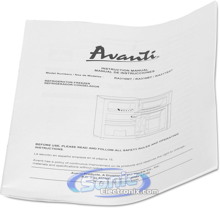 Avanti RA317SST (Stainless Steel) Image 5