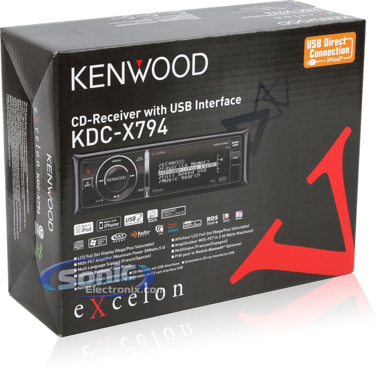 Kenwood eXcelon KDC-X794 Image 10