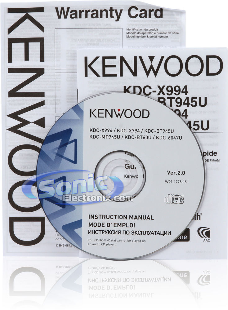 Kenwood eXcelon KDC-X794 Image 9