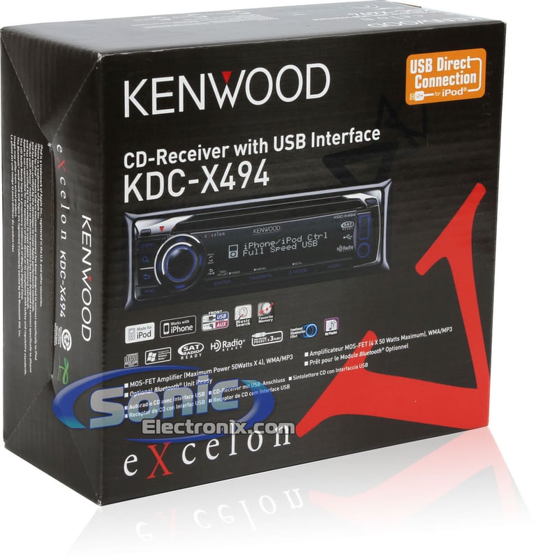 Kenwood eXcelon KDC-X494 Image 10