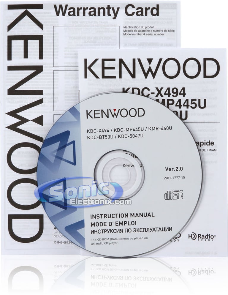 Kenwood eXcelon KDC-X494 Image 9