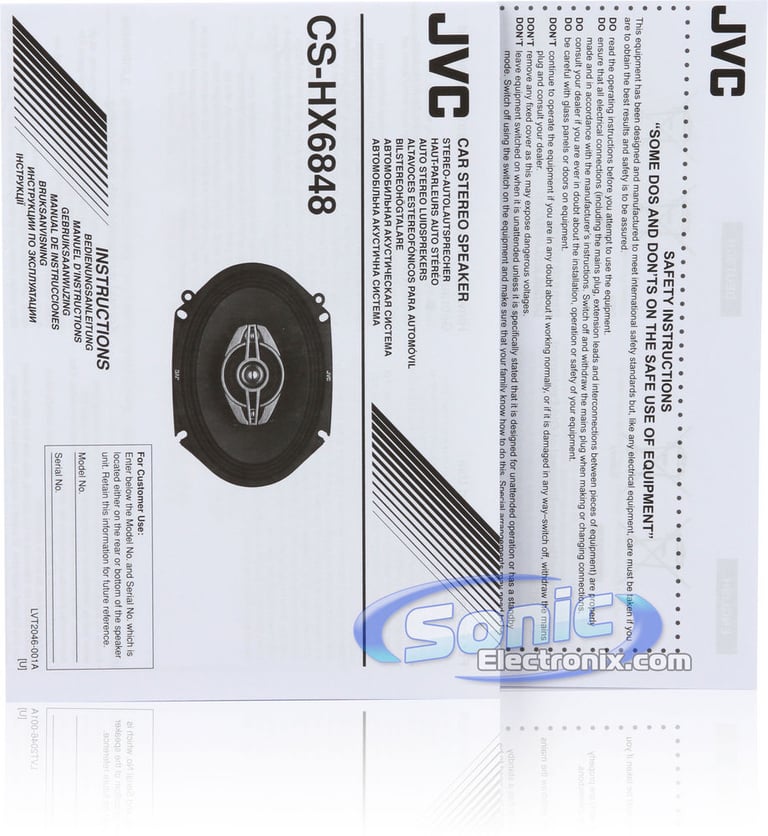 JVC CS-HX6848 Image 8