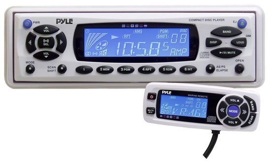 Pyle PLCD15MR Marine CD Player Image 1