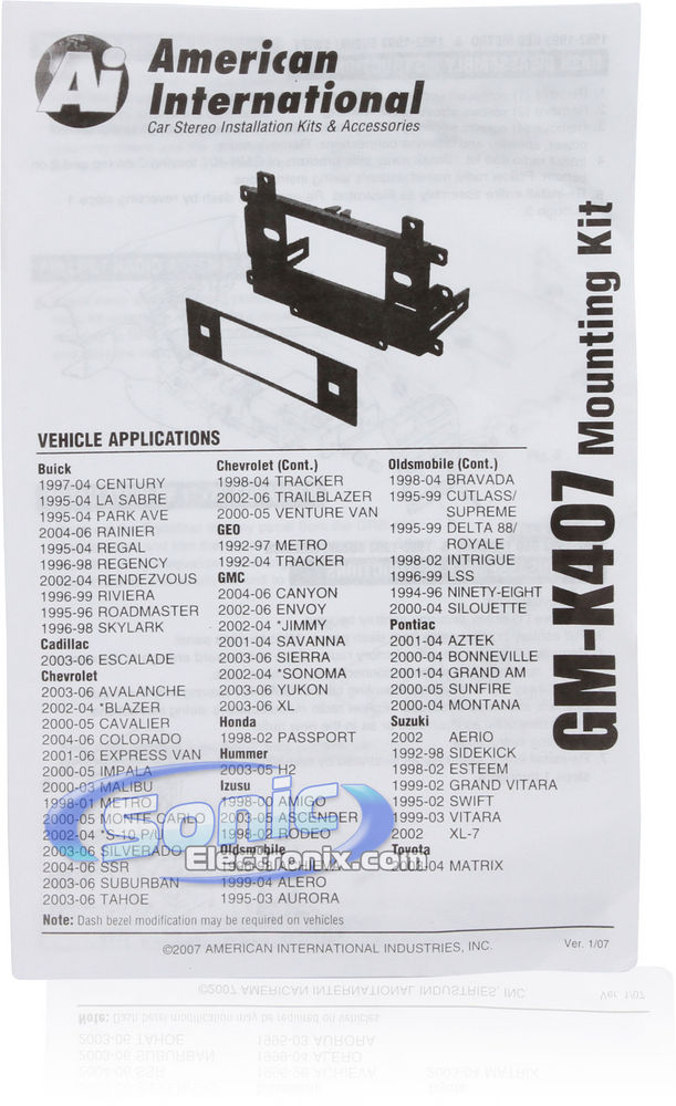 American International GM-K407 Image 2
