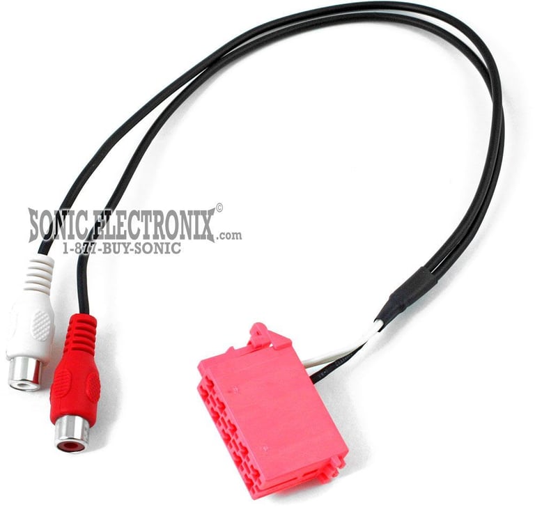 Blaupunkt Auxiliary Adapter Cable ISO/AUX2 (# 7 607 001 508-001) Image 1