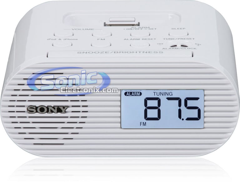 Sony ICF-C05IP (ICFC05iP) Alarm Clock Radio with iPod Dock Image 2