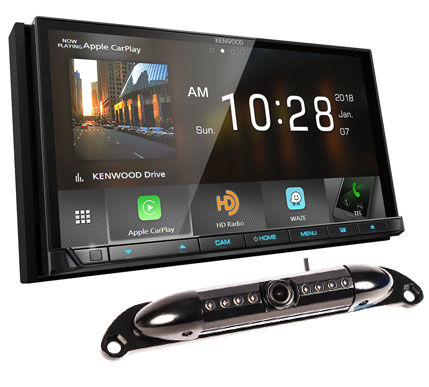 Kenwood DDX9705S + Universal Backup Camera Bar Image 1