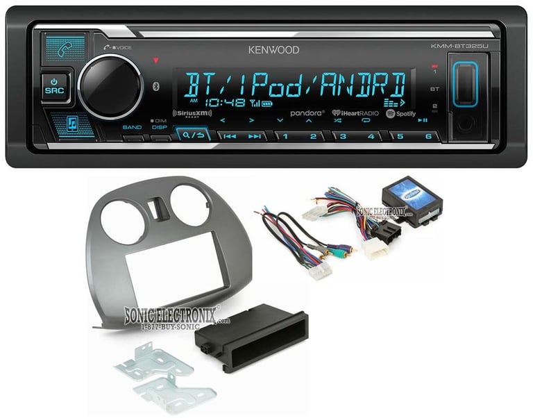 Kenwood KMM-BT325U Media Player Car Radio Install Mount Kit Bluetooth Pandora Image 1