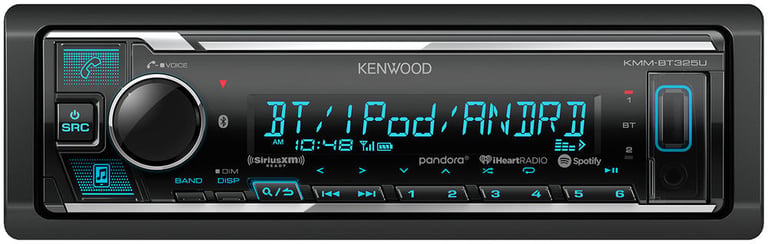 Kenwood KMM-BT325U Media Player Car Radio Install Mount Kit Bluetooth Pandora Image 4