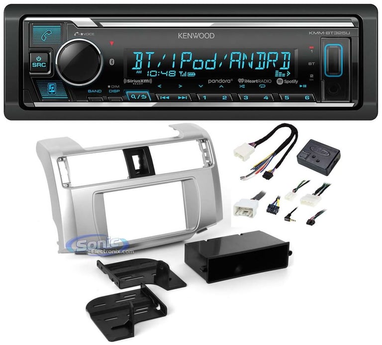 Kenwood KMM-BT325U Media Player Car Radio Install Mount Kit Bluetooth Pandora Image 1