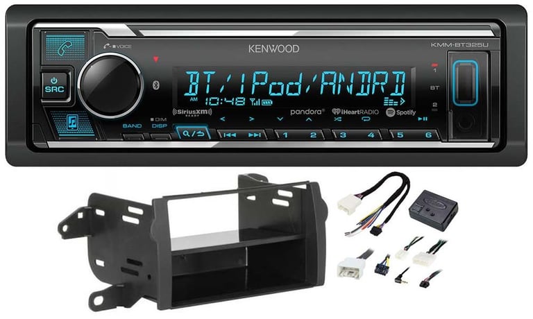 Kenwood KMM-BT325U Media Player Car Radio Install Mount Kit Bluetooth Pandora Image 1