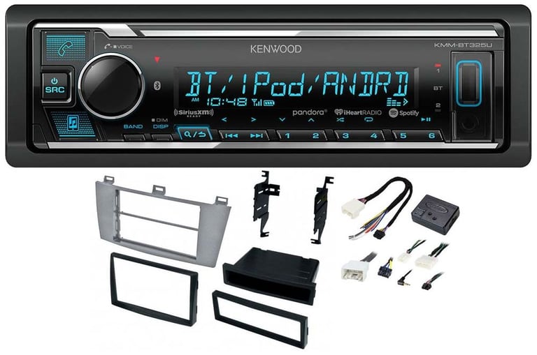 Kenwood KMM-BT325U Media Player Car Radio Install Mount Kit Bluetooth Pandora Image 1