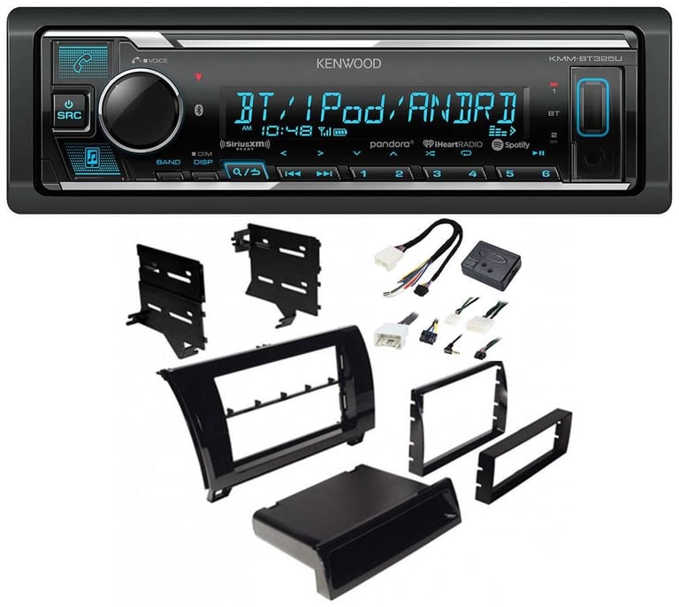 Kenwood KMM-BT325U Media Player Car Radio Install Mount Kit Bluetooth Pandora Image 1