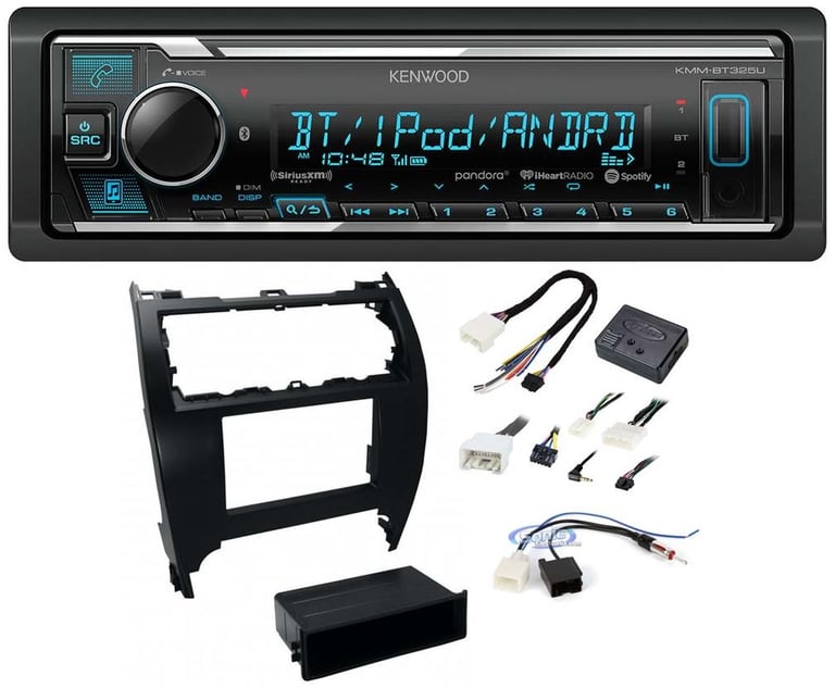 Kenwood KMM-BT325U Media Player Car Radio Install Mount Kit Bluetooth Pandora Image 1