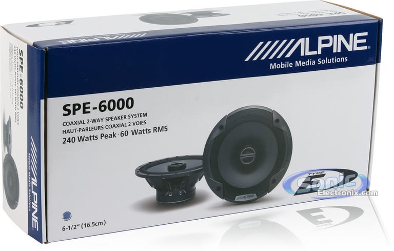 Alpine SPE-6000 (2-Pairs) Image 9