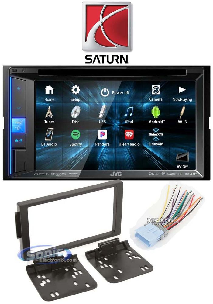 JVC 6.2" Bluetooth DVD/CD Receiver iPhone/Android For 2004-05 Saturn All-Models Image 1