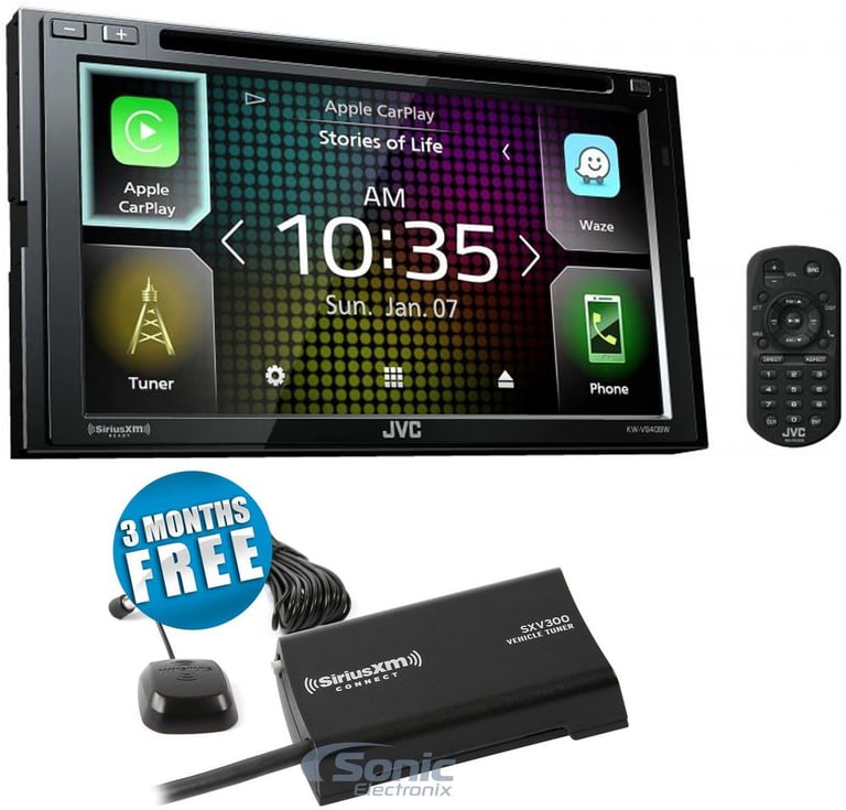 JVC KW-V940BW (KWV940BW) + SiriusXM Tuner Image 1