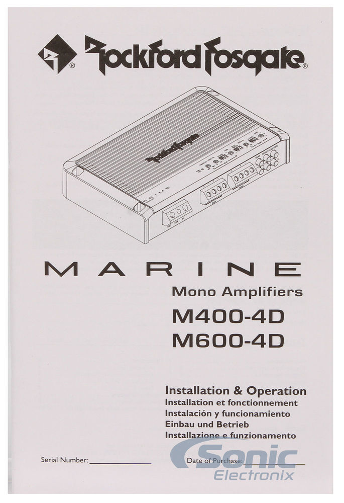 Rockford Fosgate M400-4D 400 Watt 4-Channel Class-D Amplifier Amp (4 Pack) Image 6